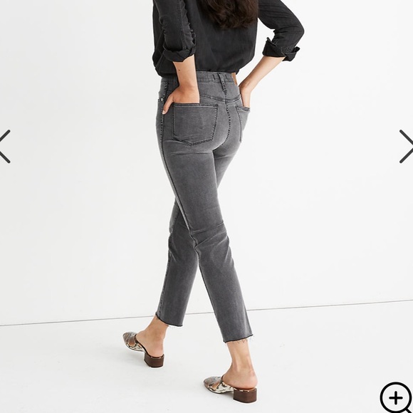 Madewell Denim - Madewell Cropped Grey Jeans